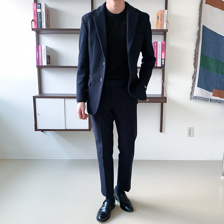 투디오션 남성용 레귤러핏 울캐시혼방 수트셋업 투디오션 남성용 레귤러핏 울캐시혼방 수트셋업