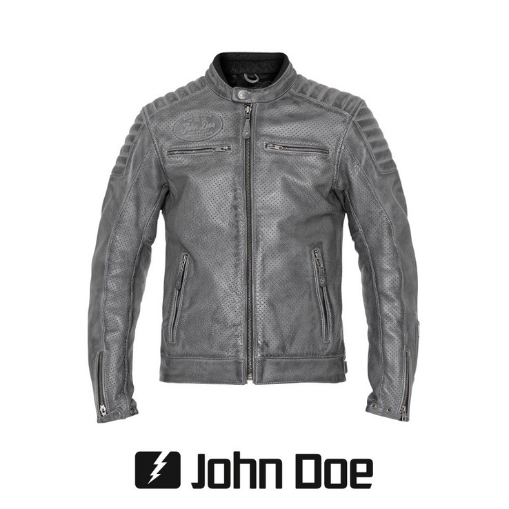 존도 바이크 자켓 Leather Jacket Storm Grey JLE6010 존도 바이크 자켓 Leather Jacket Storm Grey JLE6010