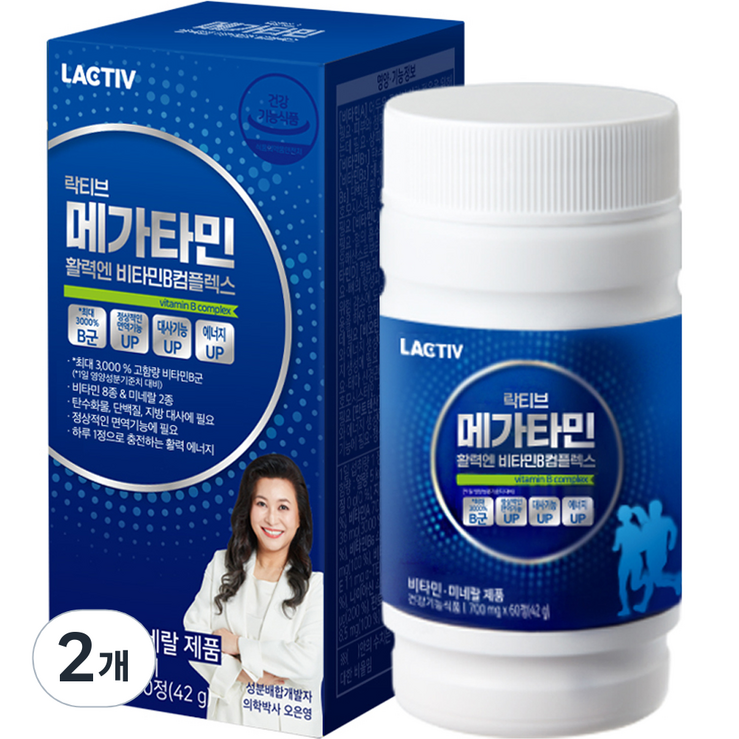 락티브 메가타민 활력엔 비타민B컴플렉스 42g 락티브 메가타민 활력엔 비타민B컴플렉스 42g