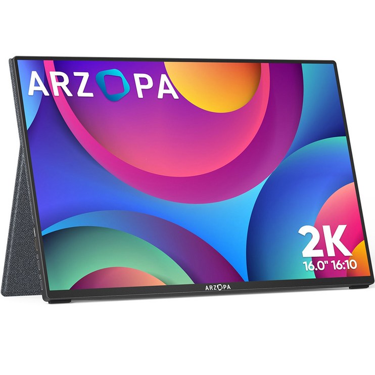 아르조파 휴대용 IPS 2K 모니터 16형, A3C