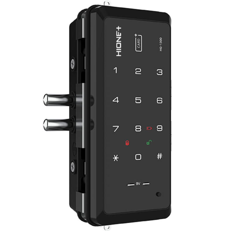 IoT 스마트 도어락 잇소키 HG1300 HG1390 유리문 도어락 WiFi하이원플러스카드키지문, HG1300 카드형