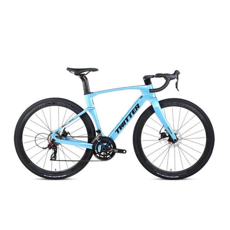 탄소 섬유 도로 자전거 사이클링 트위터 자갈 V3 RS24 스피드 디스크 및 스루 액슬, 12x142mm, 700 x 38C