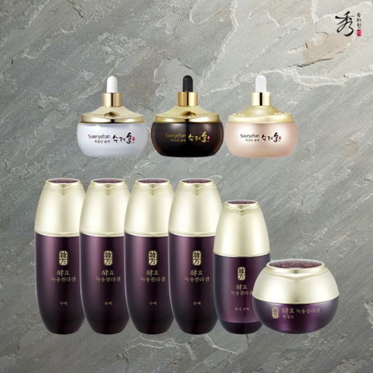 엘지생활건강 수려한 효 녹용콜라겐수액X2유액X2진액활성고삼단원액 3종 엘지생활건강 수려한 효 녹용콜라겐수액X2유액X2진액활성고삼단원액 3종