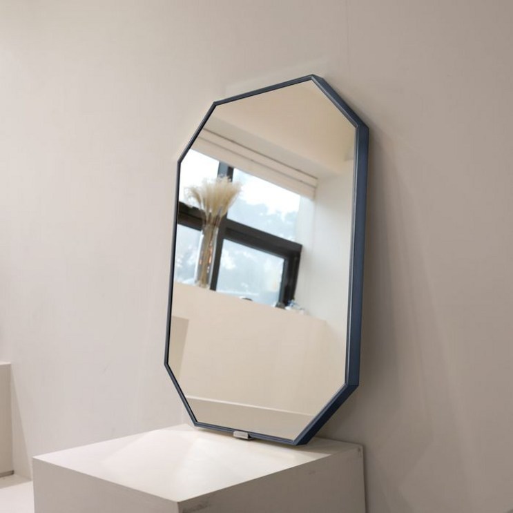 브래그디자인 무료배송 450×600 팔각 거울 코발트네이비 타사 대비 2배 두꺼운 5mm 거울, 코발트네이비