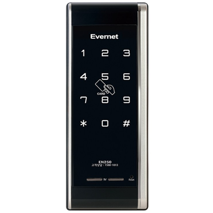 에버넷 디지털도어록샤시문용 SHEN250S, 1개 에버넷 디지털도어록샤시문용 SHEN250S, 1개