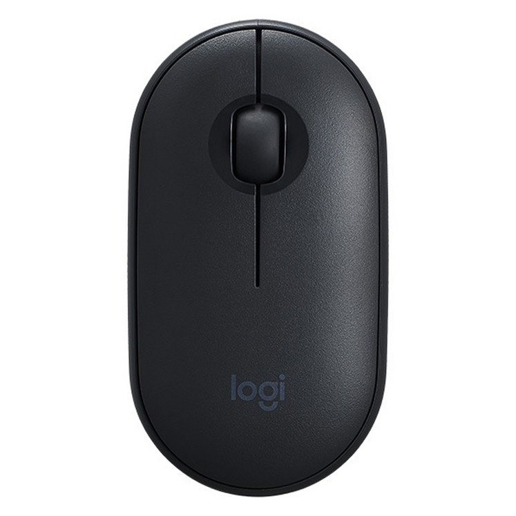 로지텍 코리아 무소음 무선 마우스 Pebble M340, 블랙, Pebble M340910007391