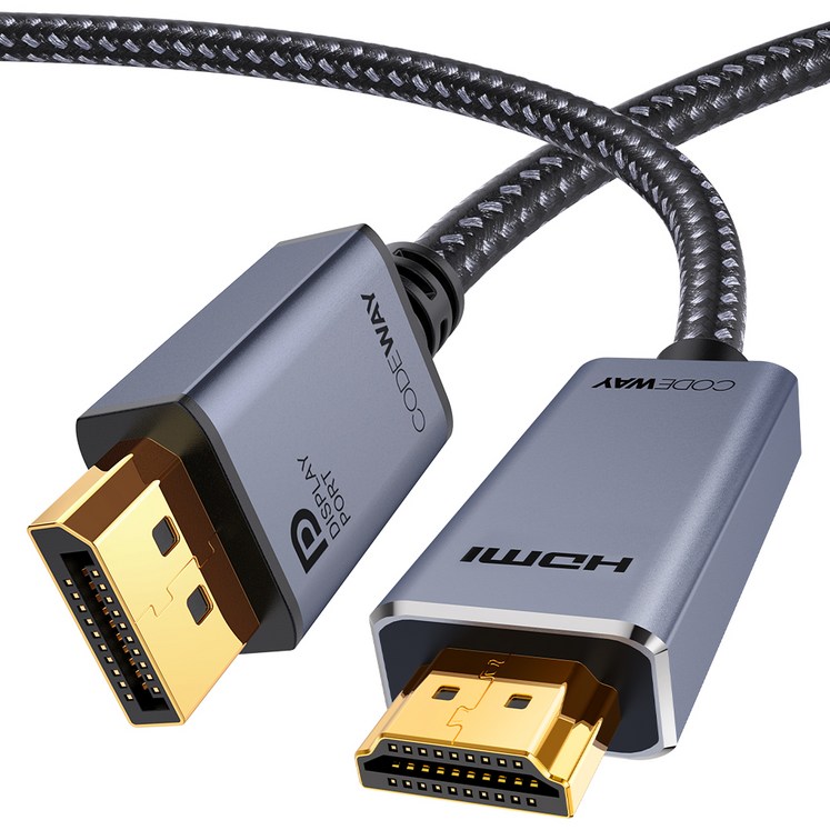 코드웨이 DP to HDMI 케이블 코드웨이 DP to HDMI 케이블