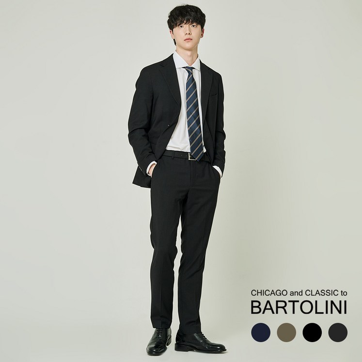 바톨리니 남성용 사계절 캐주얼 정장 수트 세트 4 COLORS M5XL