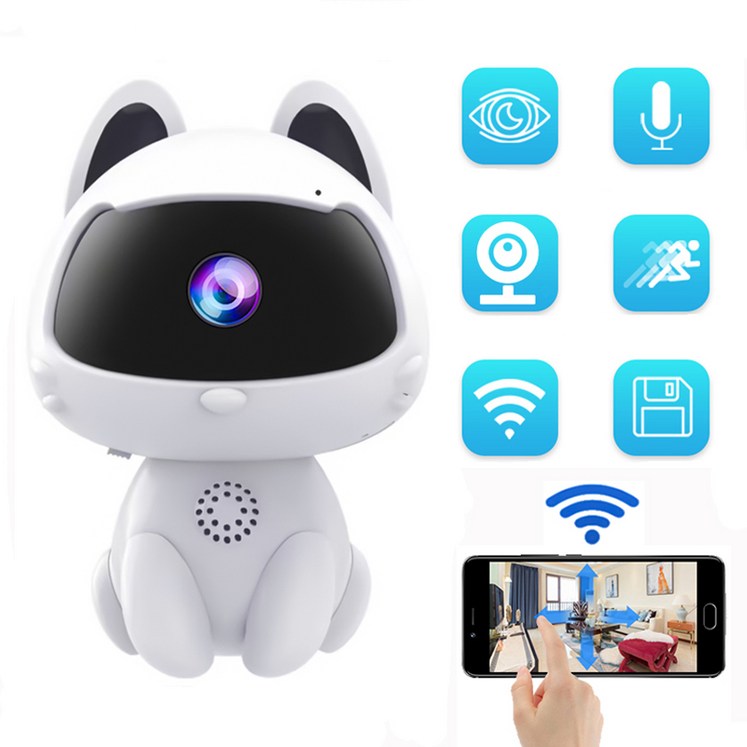 Fowod 고양이 무선 WiFi CCTV 고화질 카메라 실내외겸용 Fowod 고양이 무선 WiFi CCTV 고화질 카메라 실내외겸용