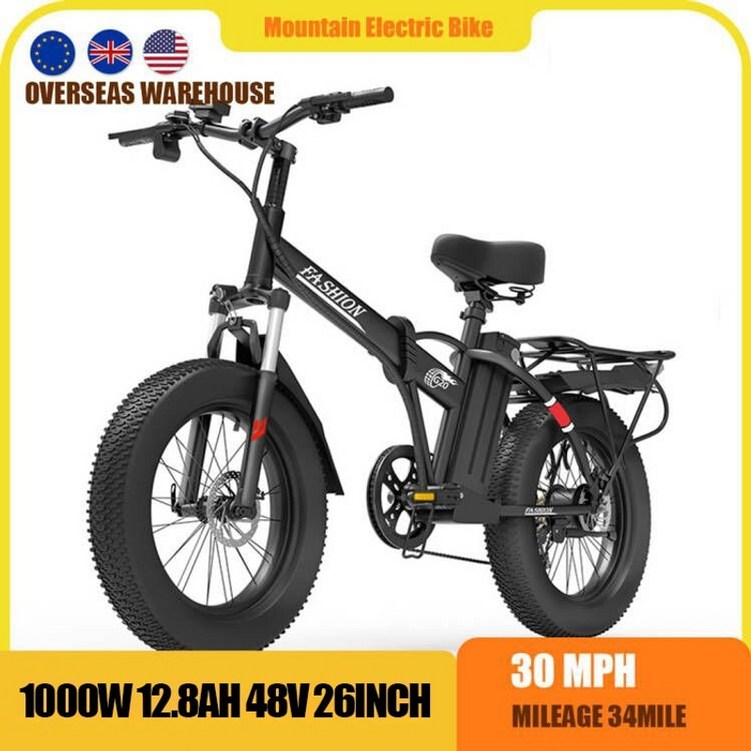 초경량 휴대용 폴딩 미니벨로 접이식 자전거 20 인치 크로스 컨트리 전기 74 g20 배터리 1000w 모터 12.8ah 배터리