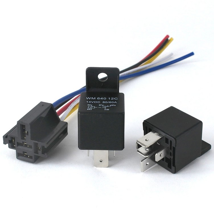 12V 80A 5핀 릴레이  소켓
