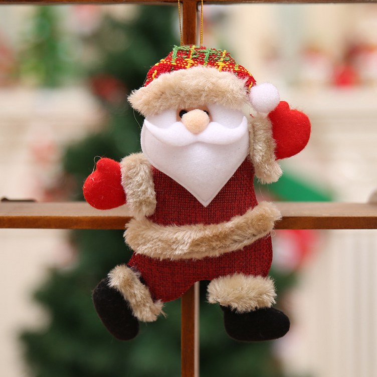 크리스마스 춤추는 산타 인형 줄타는 장식 소품 트리 펜던트 클스 액세서리