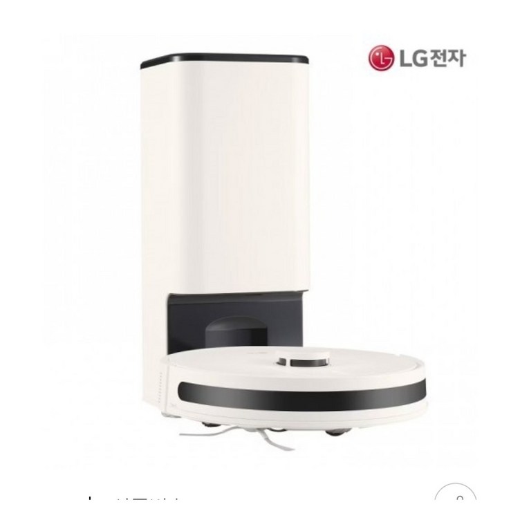 새상품 LG코드제로R5 카밍베이지 올인원 로봇청소기 올인 R585WKA  청소방식흡입걸레겸용  자동충전  사용시간  2시간20분  타입 건습식  작동방식  회전식