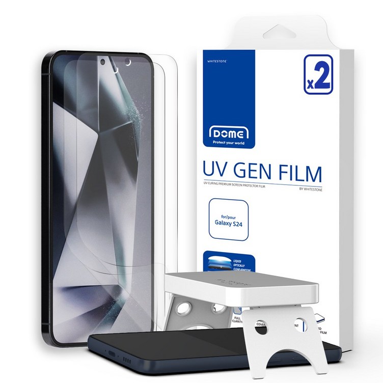 화이트스톤 갤럭시 UV GEN 보호필름, 2매