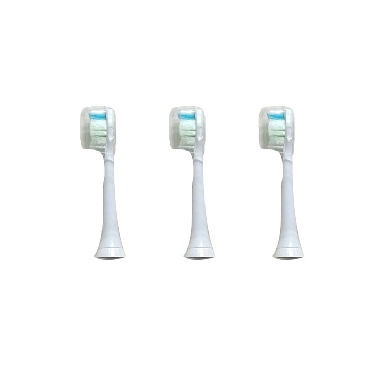 토비메모리 필립스 호환 전동 칫솔모 소닉케어 HX6014 HX6064 다이아몬드클린 화이트 3p, 단일상품, 1개