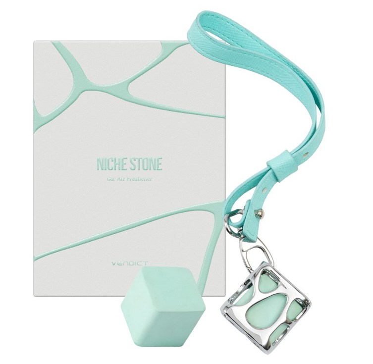 벤딕트 규조토 니치스톤 차량용 방향제 더블패키지 세트, 1개, GLOW