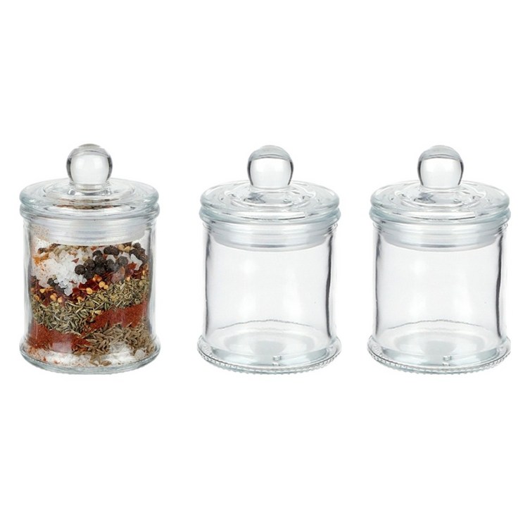 플라라 유리 투명 스트레이트 글라스 저장병