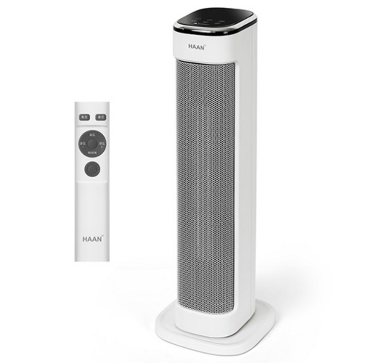 한경희이지라이프 초저소음 PTC 타워형 리모컨 그래핀 온풍기