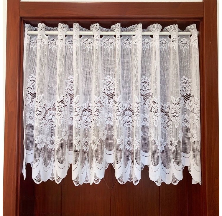 예쁜 레이스 커튼 장식 커튼 하프 문발