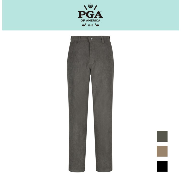 PGA 남성 코듀로이 기모 골프팬츠 PGMPT44601