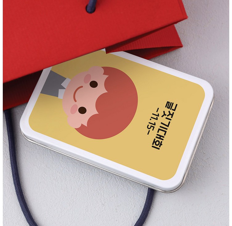 주문제작 틴케이스 9565 앤과폴 각인선물 소품정리함 필통