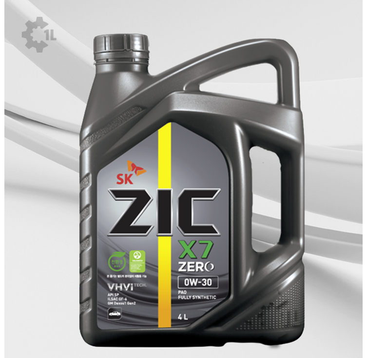 ZIC X7 ZERO 0W30 4L 가솔린
