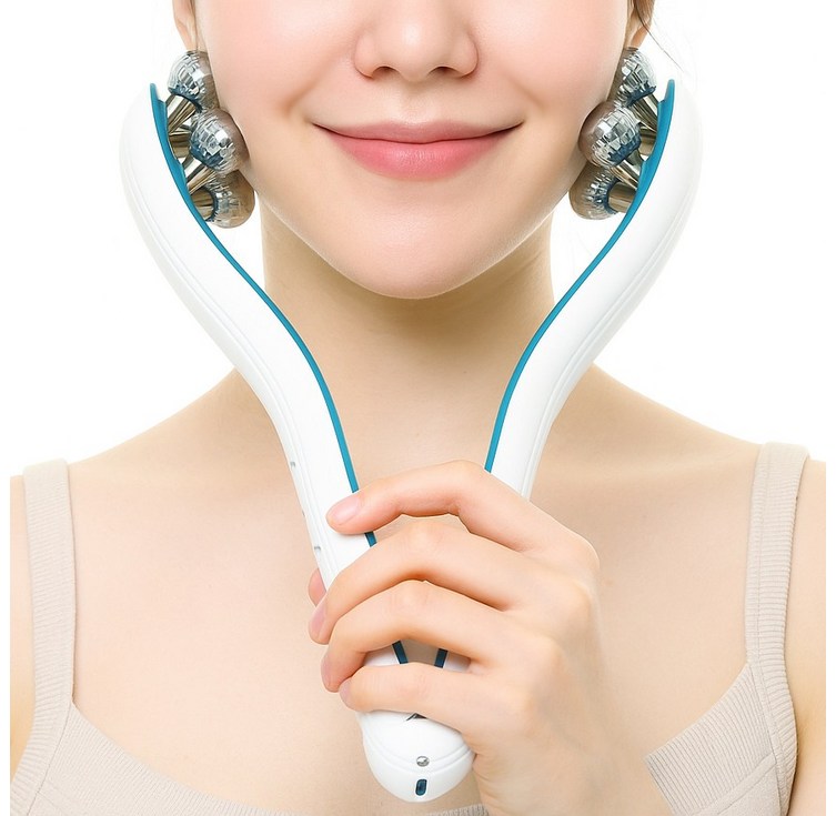 드뮤즈 3세대 빅 롤러 EMS 고주파 경락 얼굴마사지기