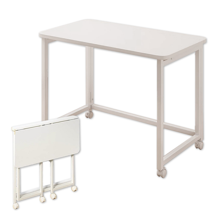 콜콜러브 접을 수 있는  사이드 테이블  공간을 차지하지 않음  바퀴달린 60CM