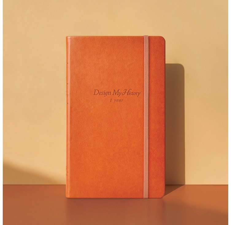 2026 JKM591 1년 데일리 다이어리, 브라운