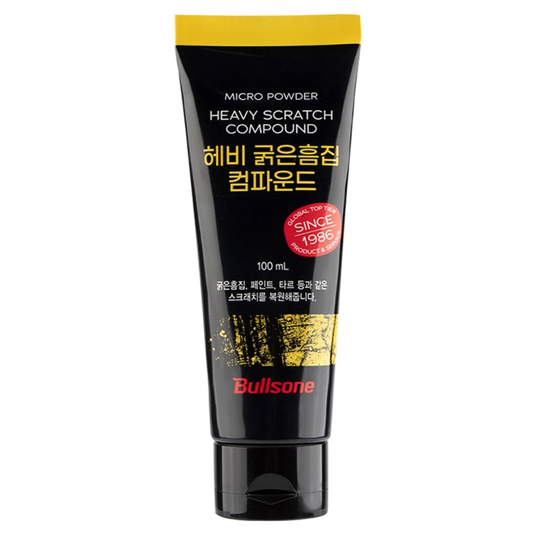 불스원 헤비 굵은흠집 컴파운드100ml 스크래치 굵은 흠집 페인트 기스 제거 복원 스월리무버, 100ml, 1개