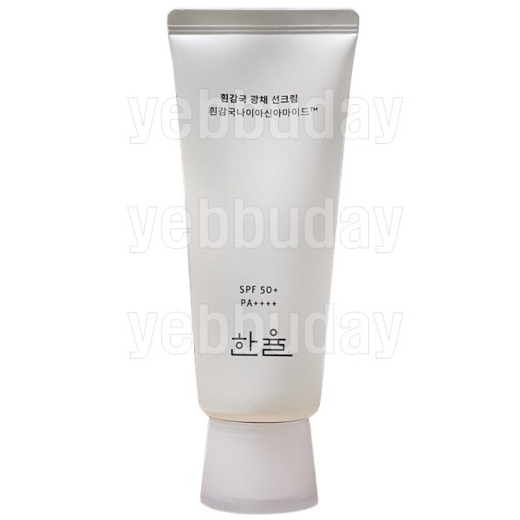 한율 흰감국 광채 선크림 SPF50 PA 한율 흰감국 광채 선크림 SPF50 PA
