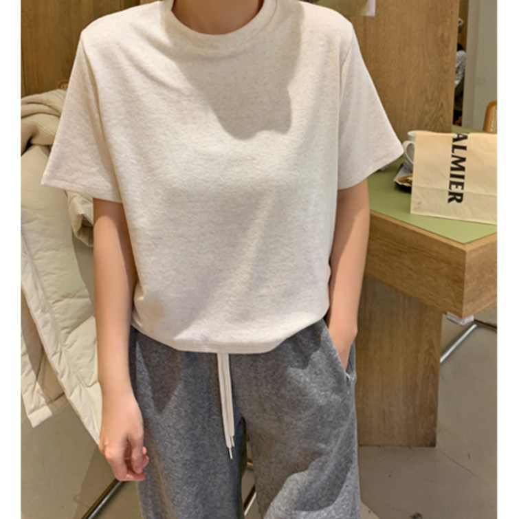 더옷장 포근코코 벨로아피치반팔티 더옷장 포근코코 벨로아피치반팔티