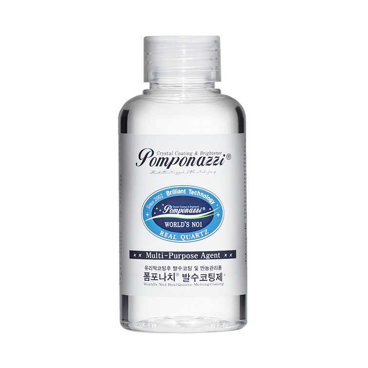 폼포나치 무기질 발수코팅제 100ml 유리 QD 물왁스 퀵디테일러 자동차광택제 코팅관리제, 1개, 100ml